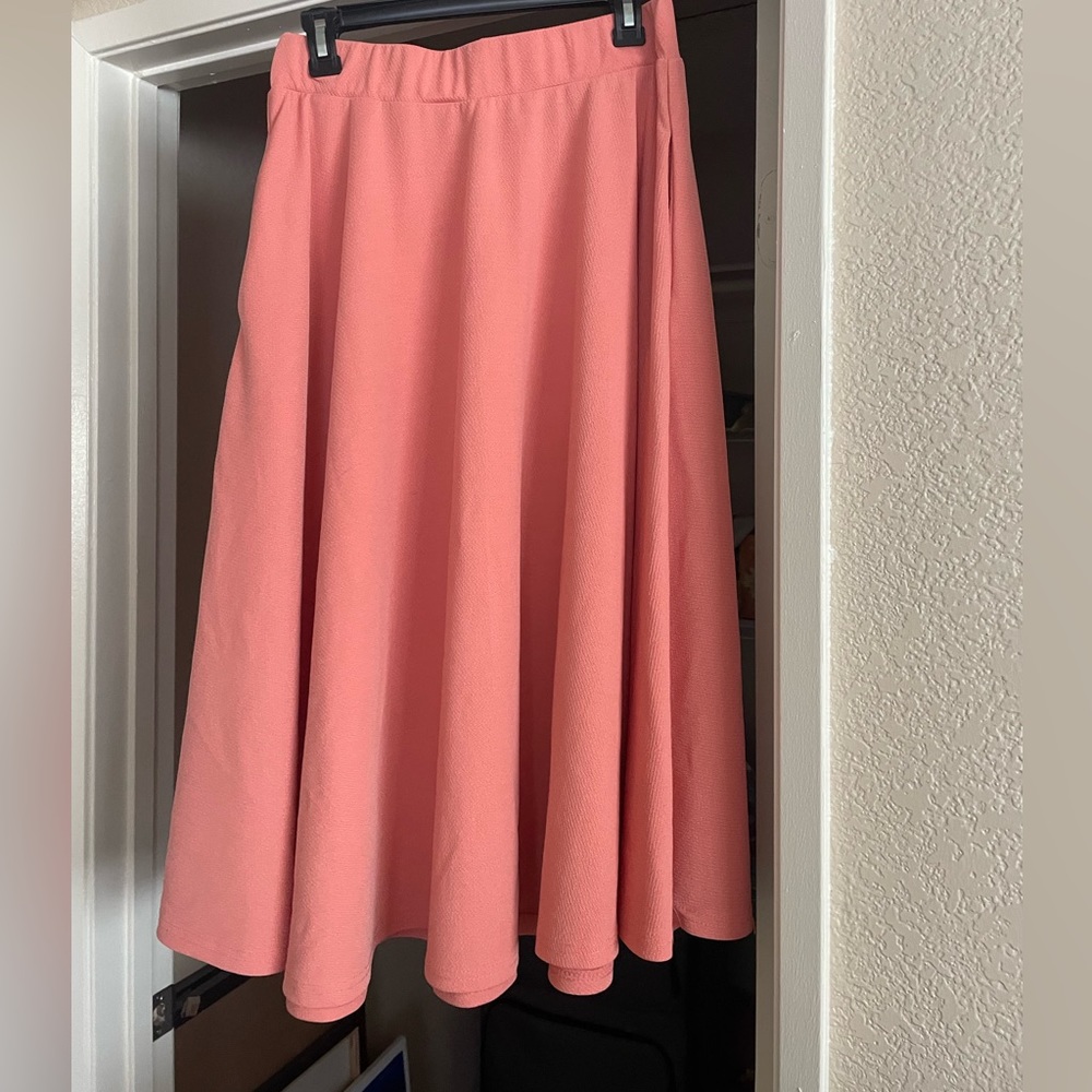 A line peach skirt L